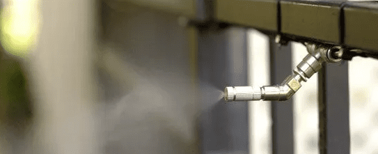 Automatic mosquito misting systems use small nozzles strategically placed around your yard.
